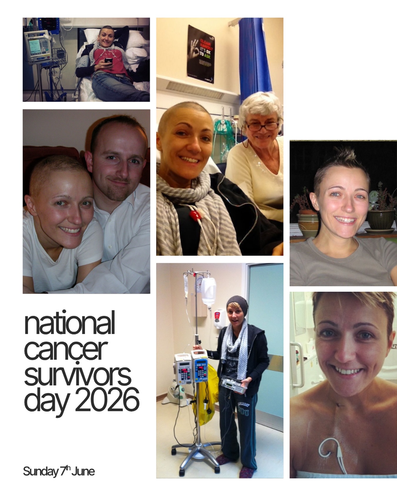 Today is National Cancer Survivors Day 💜

As many of you know, I went through a decade-long battle with Hodgkin’s lymphoma. Multiple failed treatments, therapies, clinical trials and transplants. So many different hairstyles over those ten years… and scars from biopsies, Hickman lines and syringe drivers that I’ll carry forever.

But cancer also taught me what life is really about.

Now, 15 years in remission, I feel incredibly lucky to speak at events and conferences around the world about what I faced and what I learned through those years. During some parts of my talks, I speak about the hardest times… the moments where I could only live in the present because that was all I had. No certainty. No guarantees. Just that moment. And strangely, that taught me everything.

There’s a saying (something a bit like this):
“The past is history, the future is uncertain, but the present is called a present because it’s a gift” and I still live by it now.

I learned that none of us truly know how long we have in this life… but we do get to choose how we use that time.

What people don’t always talk about is the psychological battle that can come after surviving cancer. Winning the fight doesn’t magically erase the fear, trauma or the rebuilding that follows. I was dealing with being told repeatedly for five years that I wouldn’t survive, so once I got through it all, the thought of a future was too terrifying for me, and a psychologist had to undo all the work they’d done in helping me to come to terms with the fact that I was going to die.

The lessons I learned during those ten years will stay with me forever. I see the world in a completely different light now. I value the smallest things… a conversation, sunshine, rain, laughter, love, nature… and let me tell you, life is a LOT rosier because of that.

I’ll never be able to thank my family and close friends enough for what they did for me during those years, plus the incredible Lymphoma charity @lymphoma_action 💜

To everyone currently fighting cancer, to those who have fought it, and to every family member walking beside someone they love through it… I’m sending you all my love ❤️ xxx